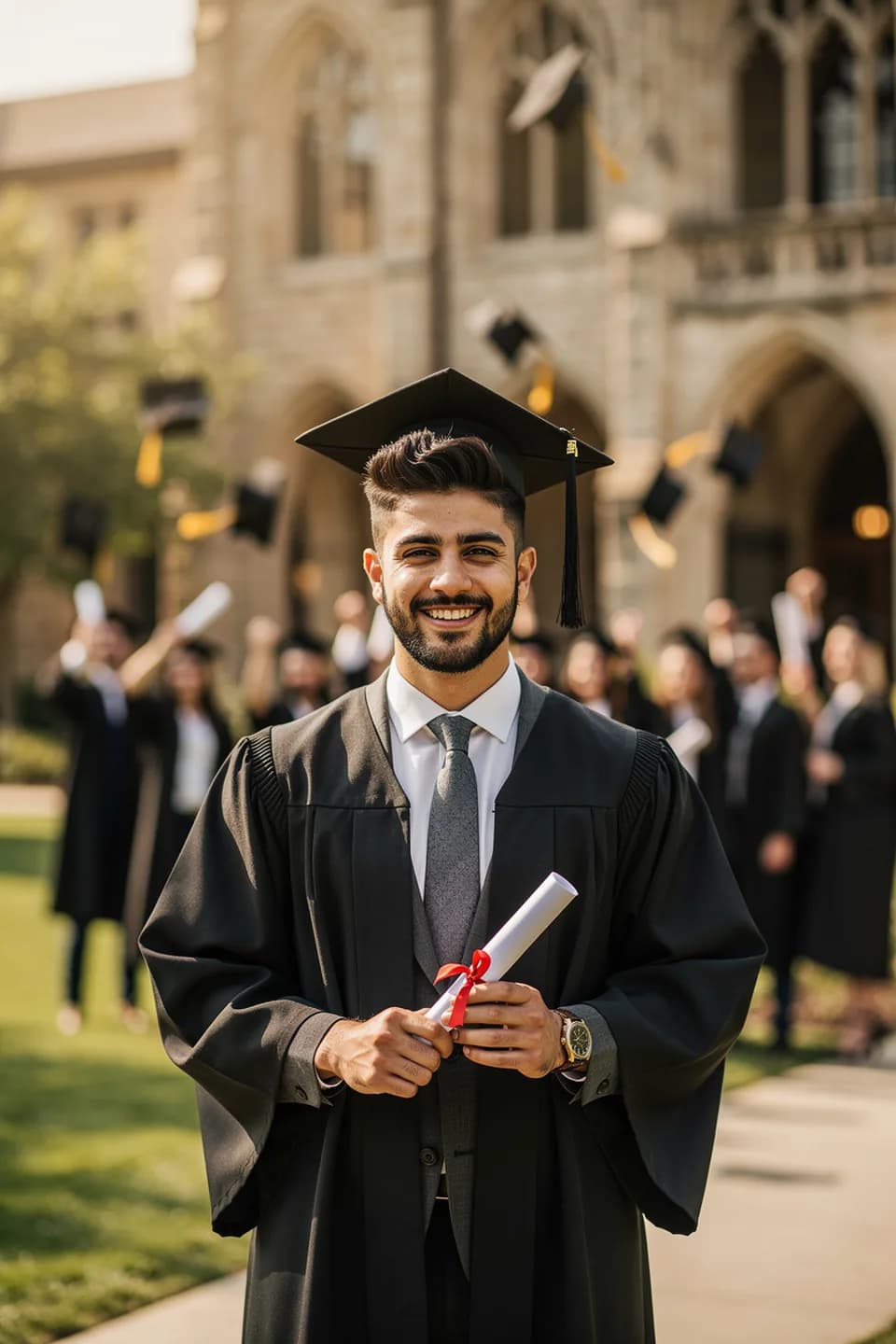 پرتره در سبک جشن فارغالتحصیلی