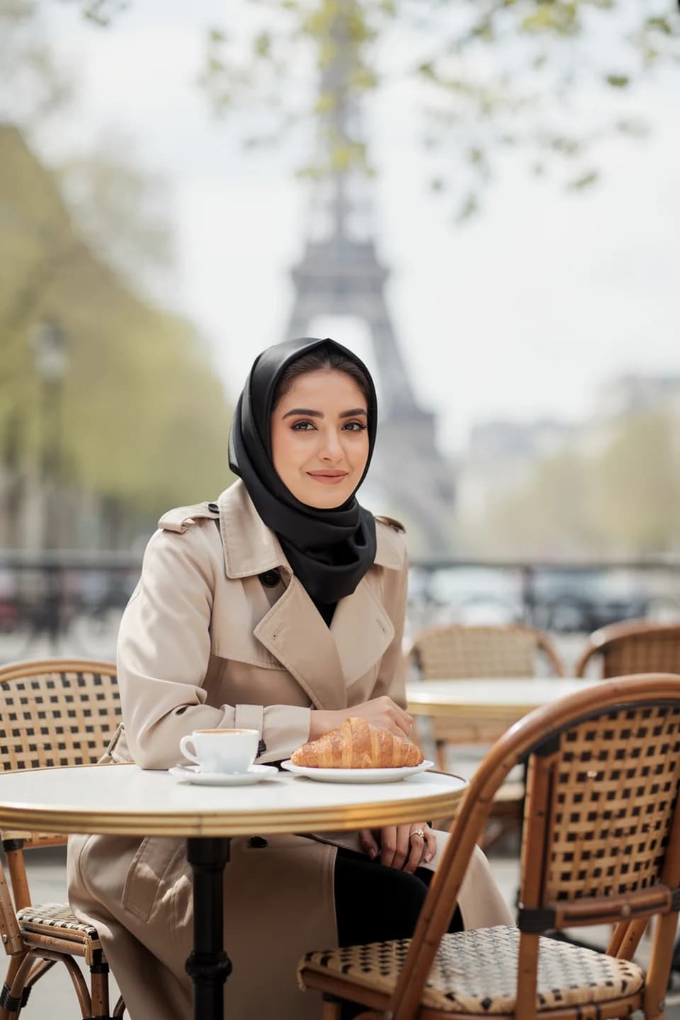 پرتره در سبک کافه پاریسی